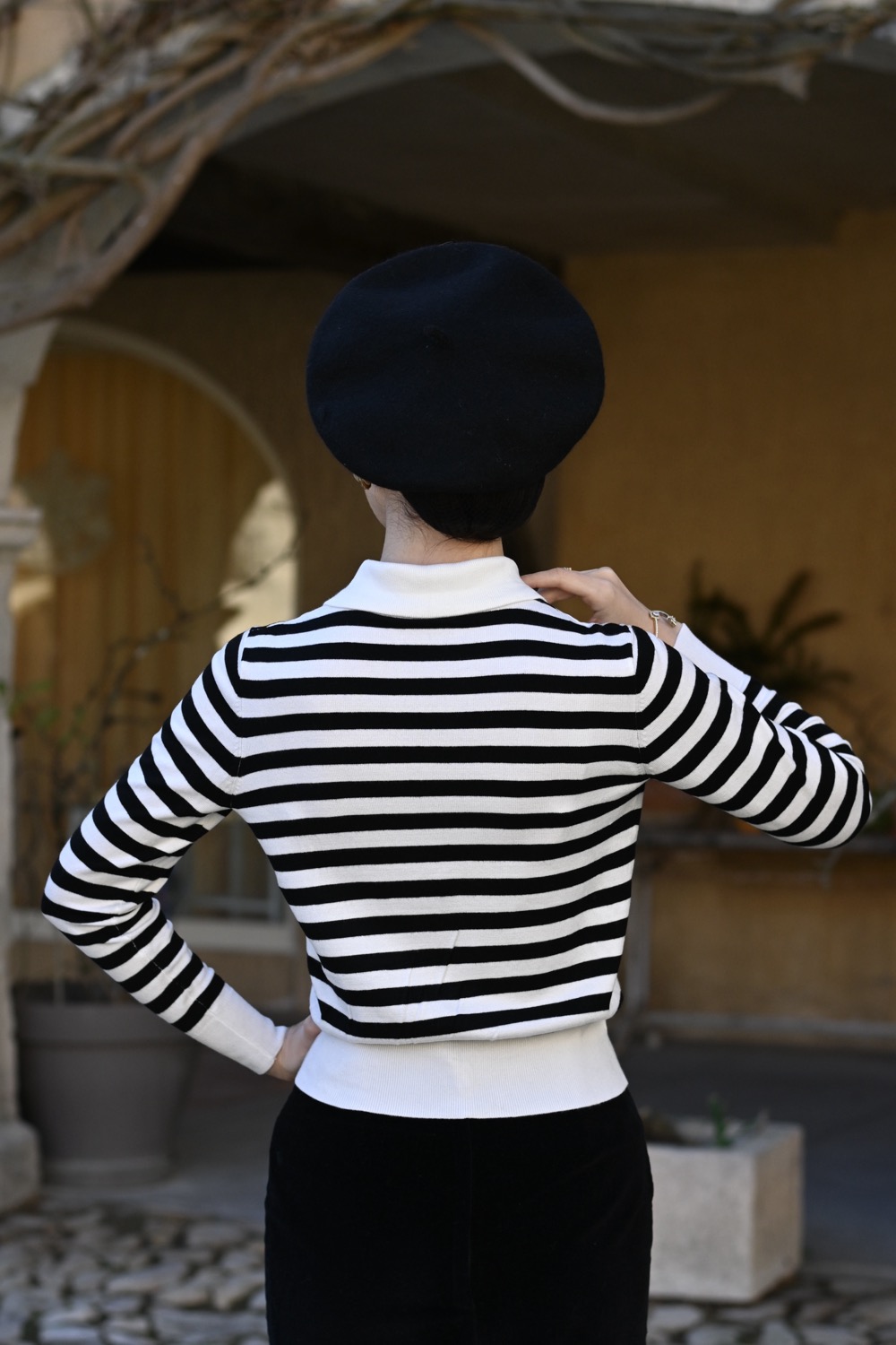 The Monroe Classic Stripe Cardigan